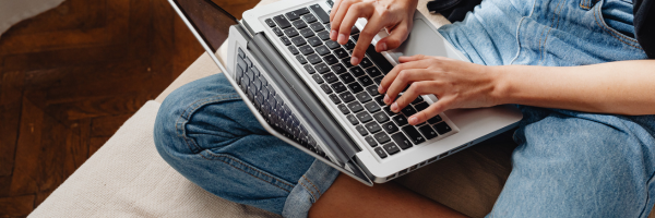 Person with a laptop